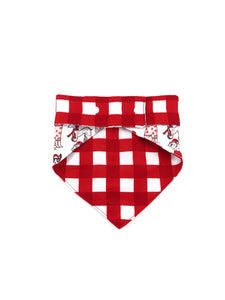 Barking All the Way Reversible XMAS Bandana